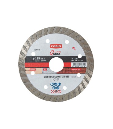 DISCO DIAMANTE SINTER TURBO 115MM.RATIO