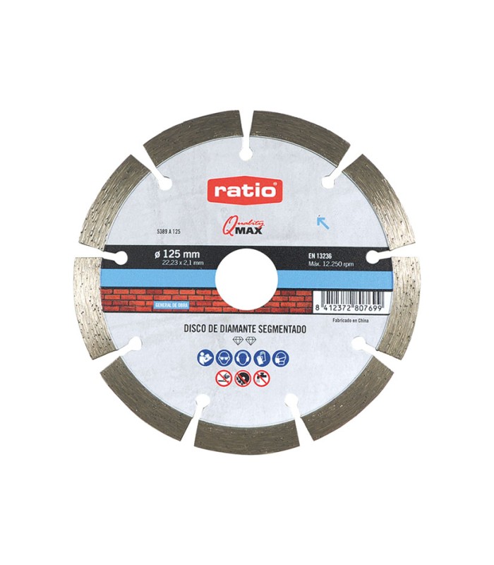 DISCO DIAMANTE SINTER BETON SEGM.125MM.