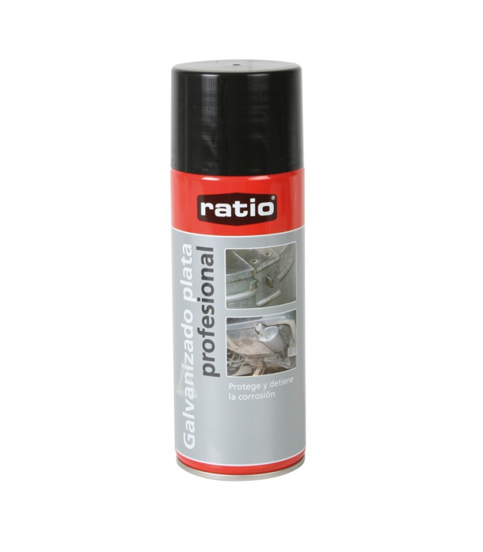 SPRAY GALVANIZADO PLATA 400ML RATIO
