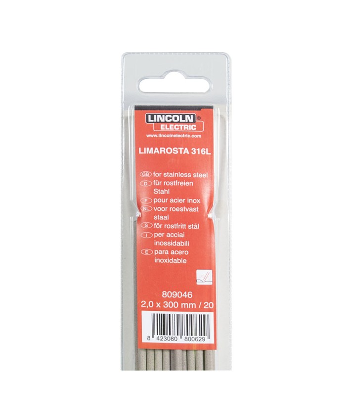 ELECTRODO INOX LIM.316L 2,0MM.BL.20