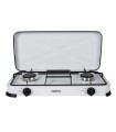 COCINA PORTÁTIL GAS 2 FUEGOS. HABITEX