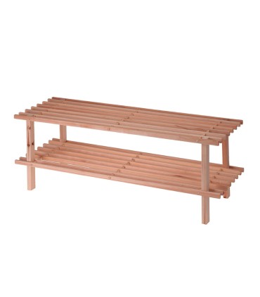 ZAPATERO MADERA 2 ALTURAS.26X77X30CM