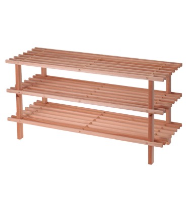 ZAPATERO MADERA 3 ALTURAS 77X26X40 CM