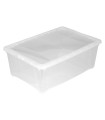CAJA  MULTIUSOS 10L 38X27XH.14CM TRANSP.