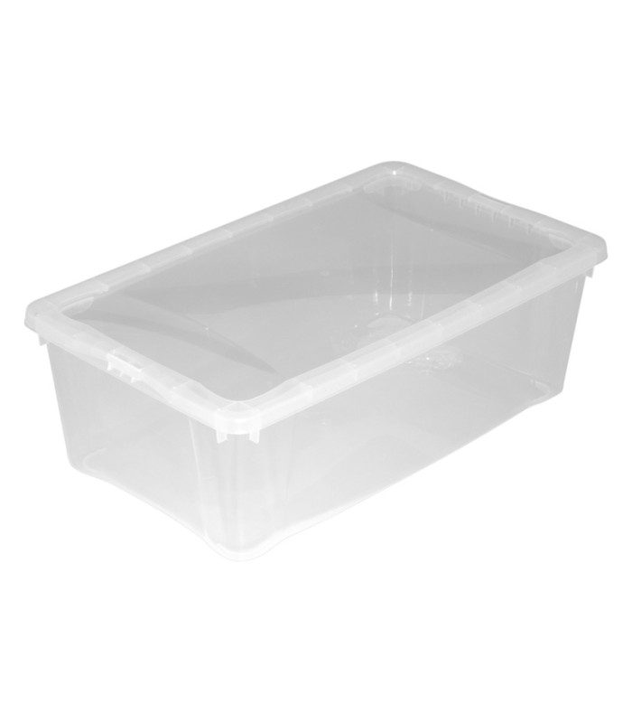 CAJA  MULTIUSOS 5L 33X20XH.11CM TRANSP.