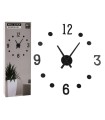 RELOJ MURAL DE PARED. NUM.ADH.NEGROS