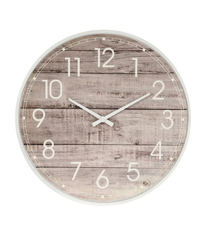 RELOJ PARED MADERA 60X60X45CM
