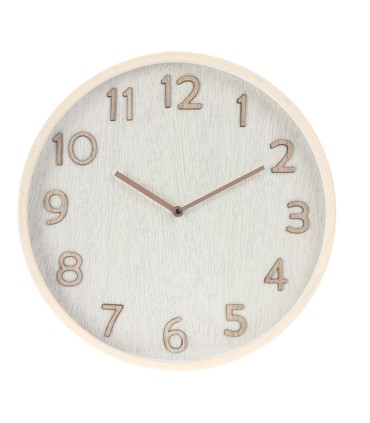 RELOJ 38X38X5CM MADERA