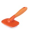 CEPILLO METALICO PERRO PETS CLUB NARANJA