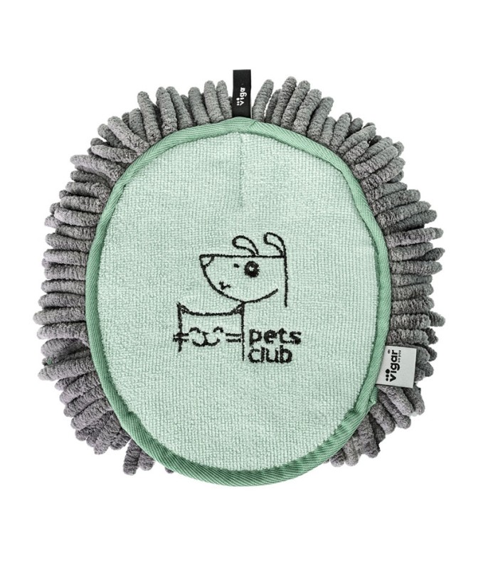 MANOPLA MICROFIBRA PETS CLUB VERDE