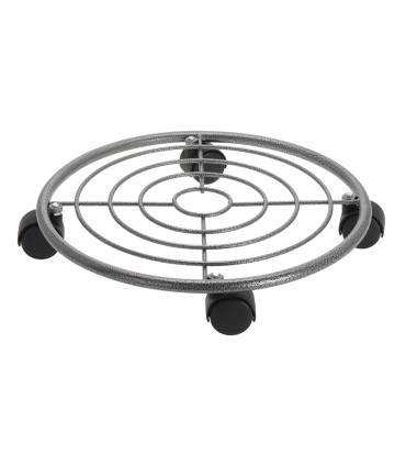 SOPORTE METÁLICO CON RUEDAS 35X6,5 CM