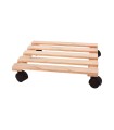 SOPORTE MADER. MACET.C/RUEDAS 28x28x8 CM