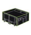 FUNDA MESA JARDÍN 165X140X90 CM