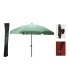 PARASOL PLAYA Ø 200 CM. VERDE