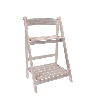 ESTANTERÍA JARDÍN 32X40X65 CM. BLANCO