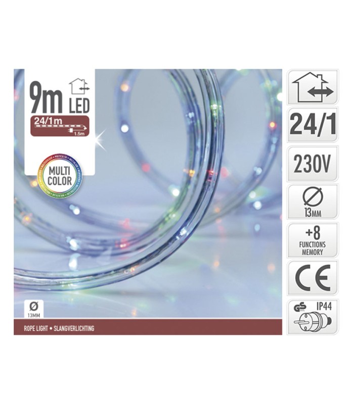 TUBO LUCES LED MULTICOLOR 9 M