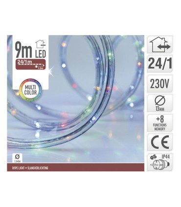 TUBO LUCES LED MULTICOLOR 9 M