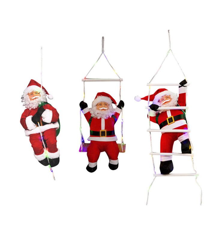 PAPA NOEL ESCALADOR 60 CM.