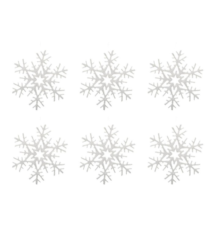 FIGURA COPO NIEVE 20CM.X6 UNIDADES