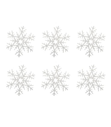 FIGURA COPO NIEVE 20CM.X6 UNIDADES