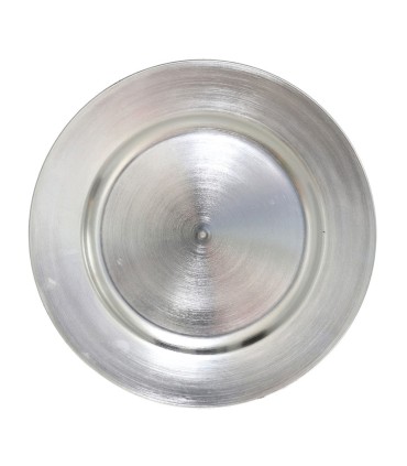 BAJO PLATO PP 33 CM. PLATA
