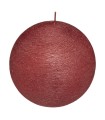 VELA DECORATIVA REDONDA 10 CM. ROJA