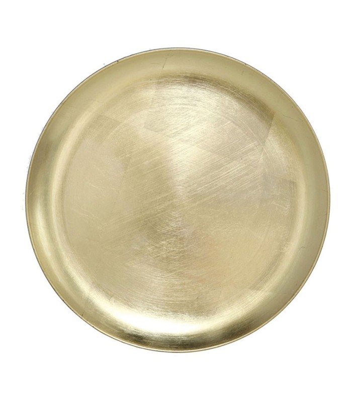 BAJO PLATO 33 CM. DORADO