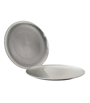 BAJO PLATO 33 CM. PLATA