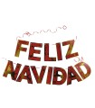 GUIRNALDA FELIZ NAVIDAD 12PZ.