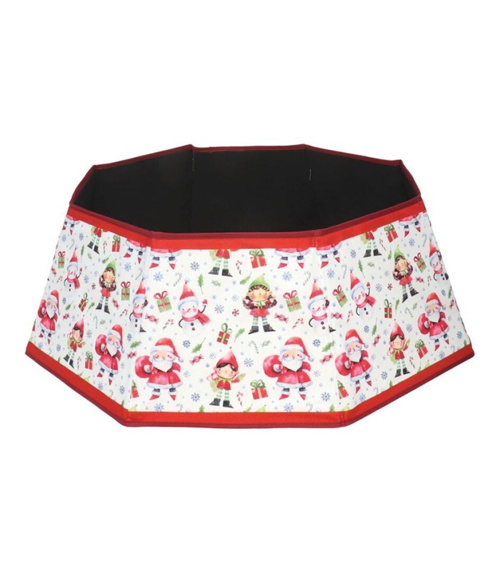 PIE DE ARBOL PLEGBLE SANTA/DUENDES 50X50