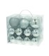 CAJA  30 BOLAS LORYNG 6-8 CM. PLATEADO