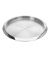 BANDEJA REDONDA ACERO INOX. 35 CM.