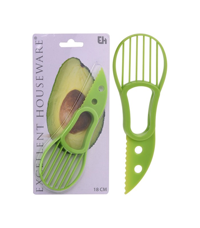 CORTADOR AGUACATE EN ABS, 18 CM.
