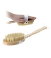 ESPONJA BAÑO. CEPILLO BAÑO MANGO MADERA