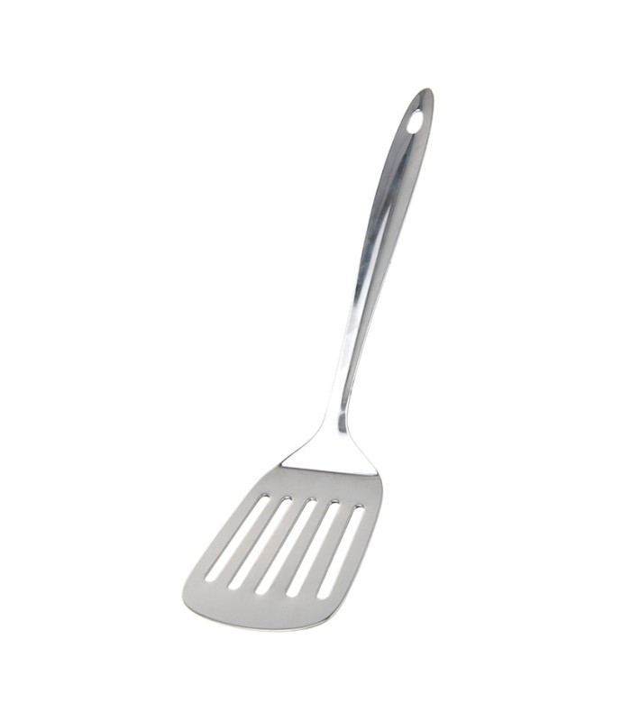 ESPATULA RANURADA ACERO INOX.