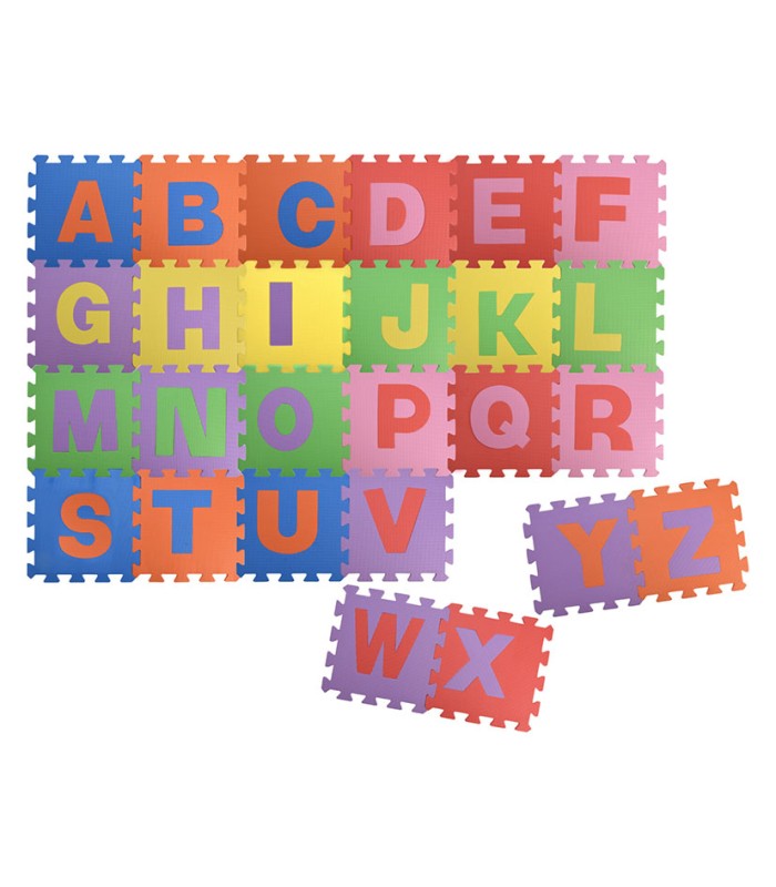 BALDOSA ESPUMA PUZZLE EVA 26 PZ.ALFABETO
