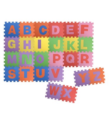 BALDOSA ESPUMA PUZZLE EVA 26 PZ.ALFABETO