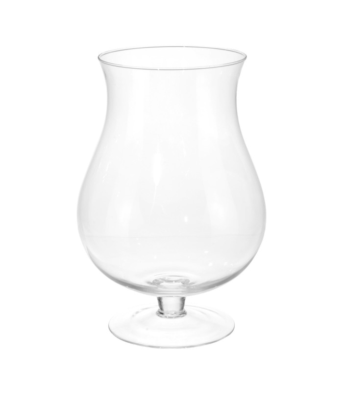 JARRON TIPO COPA CRISTAL 17X32 CM.