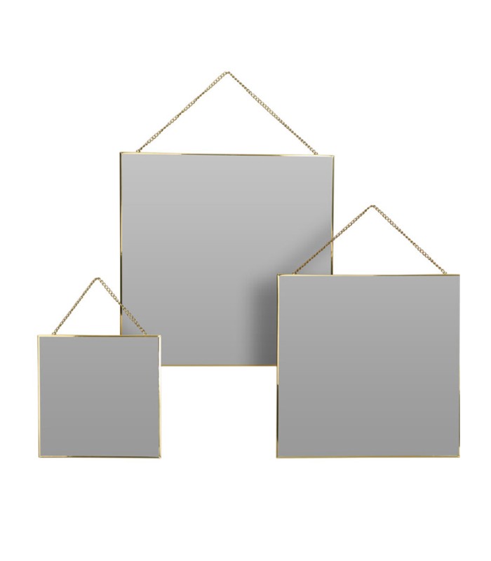 ESPEJO MURAL 3 UNIDADES 20-30-35 CM.