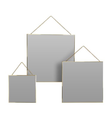 ESPEJO MURAL 3 UNIDADES 20-30-35 CM.