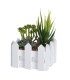 JARDINERA MADERA PLANTA ARTIF.10X10X15CM