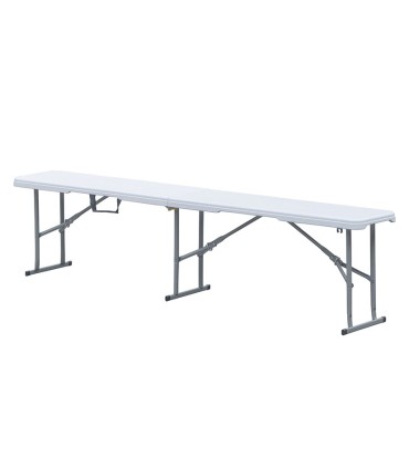 BANCO POLIETILENO 182X28X43 CM