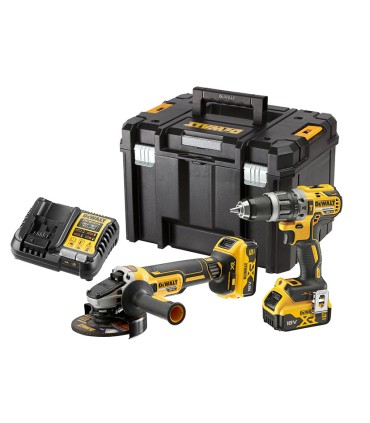 KIT TALADRO DCD796 + AMOLADORA DCG405