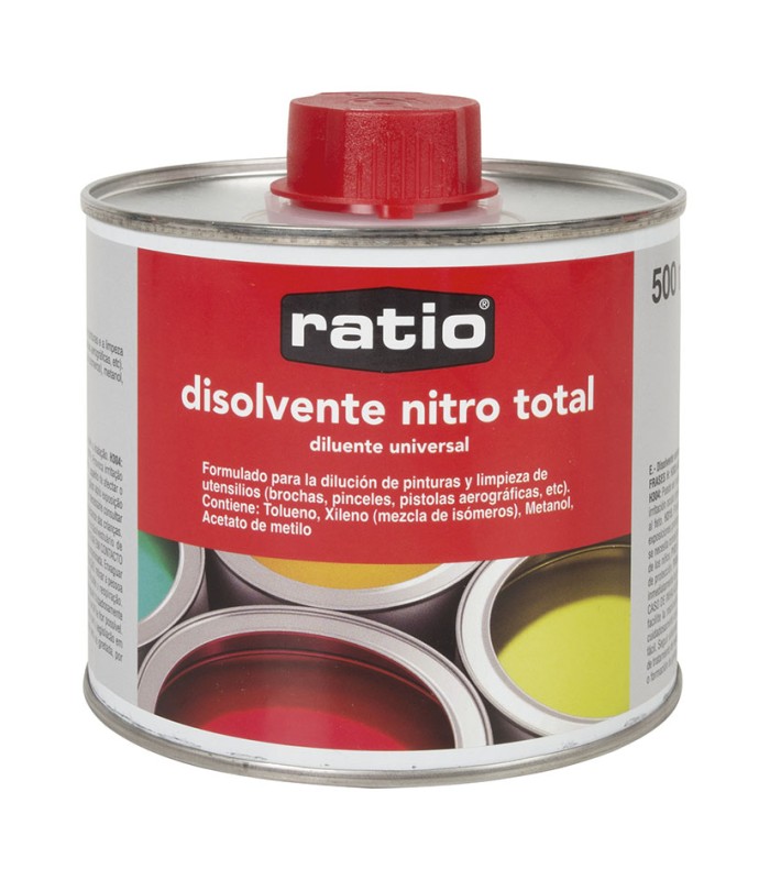 DISOLVENTE UNIV.NITRO TOTAL RATIO 500 ML