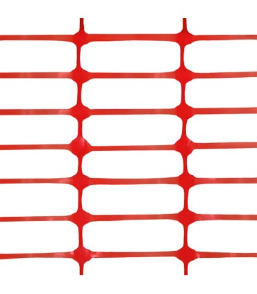 MALLA SEÑALIZACIÓN OBRA100CMX50M NARANJA