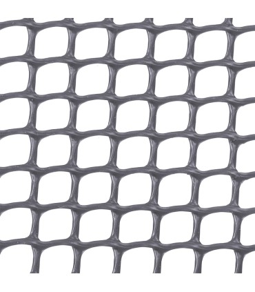 MALLA CUADRADA 5X5 GRIS.25M. 300 GR/M2