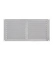REJILLA VENTILACION AL 15X30 0.6MM PLATA