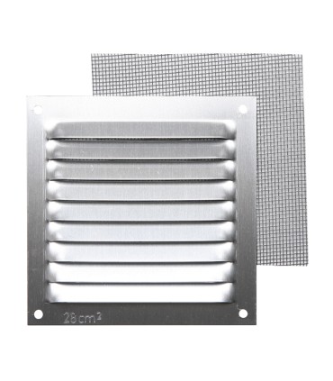 REJILLA VENTILACION AL 10X10 C/MOSQ PLAT