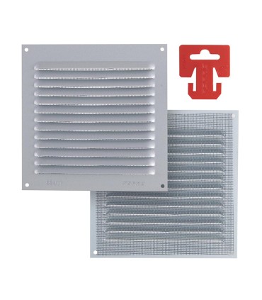 REJILLA VENTILACION AL 15X15 C/MOSQ PLAT