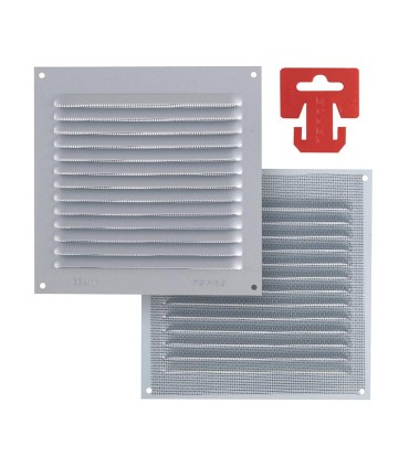 REJILLA VENTILACION AL 17X17 C/MOSQ PLAT